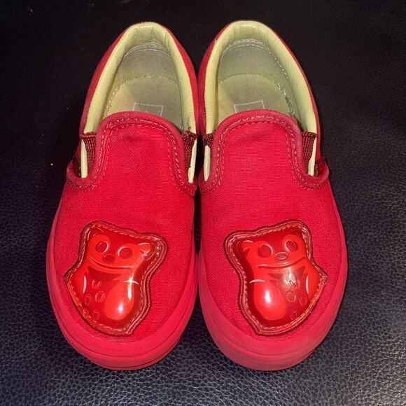 Vans x Haribo Collection Red Goldbears Gummy Bear Slip-on Sneakers - Picture 5 of 9